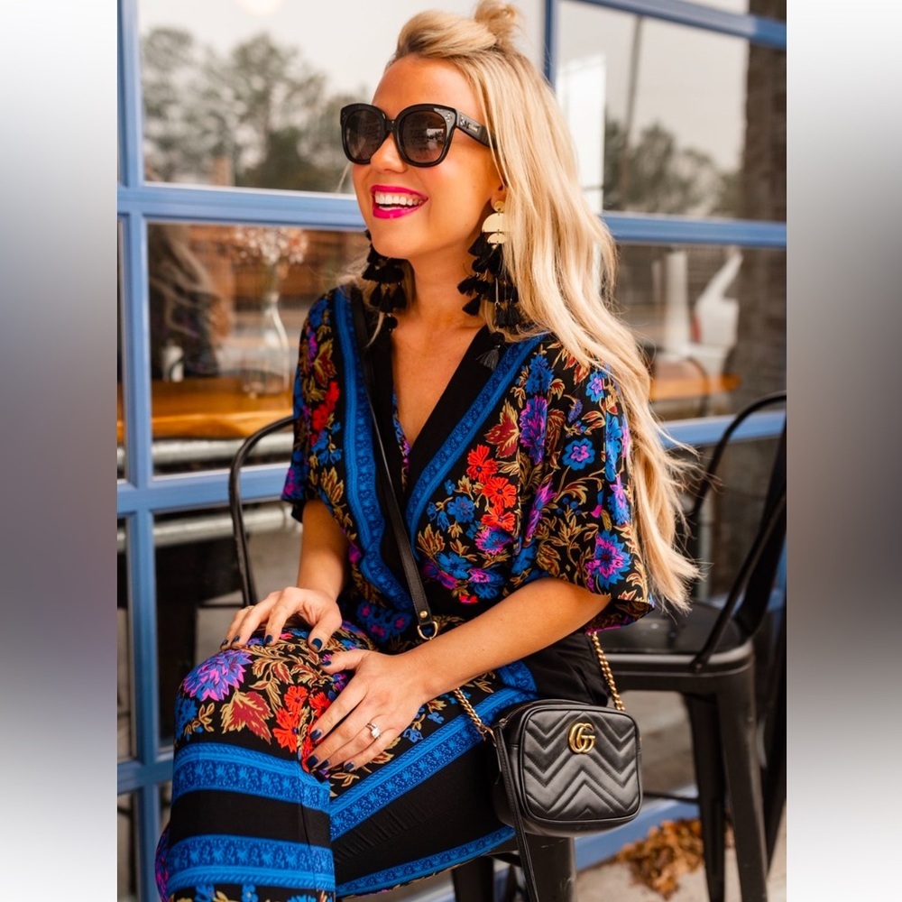 Anthropologie Ett:twa Scarf Printed Jumsuit - Picture 11 of 15